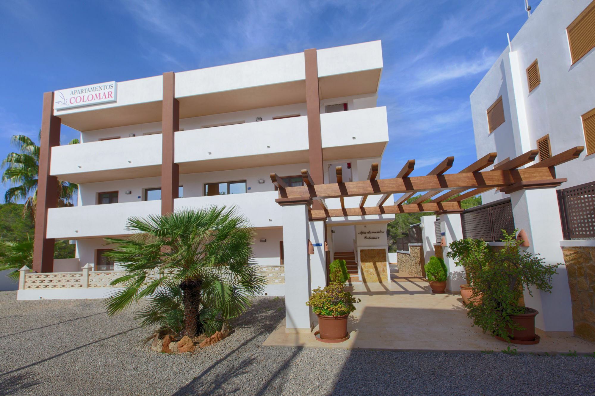 Apartamentos Colomar Санта Еулалия дел Рио Екстериор снимка